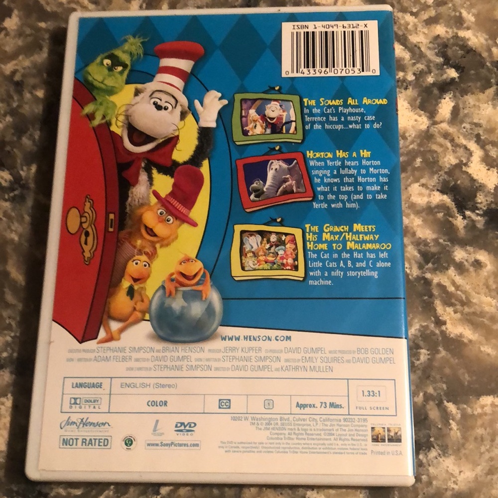 Jim Henson The Wubbulous World of Dr. Seuss DVD - Picture 2 of 2